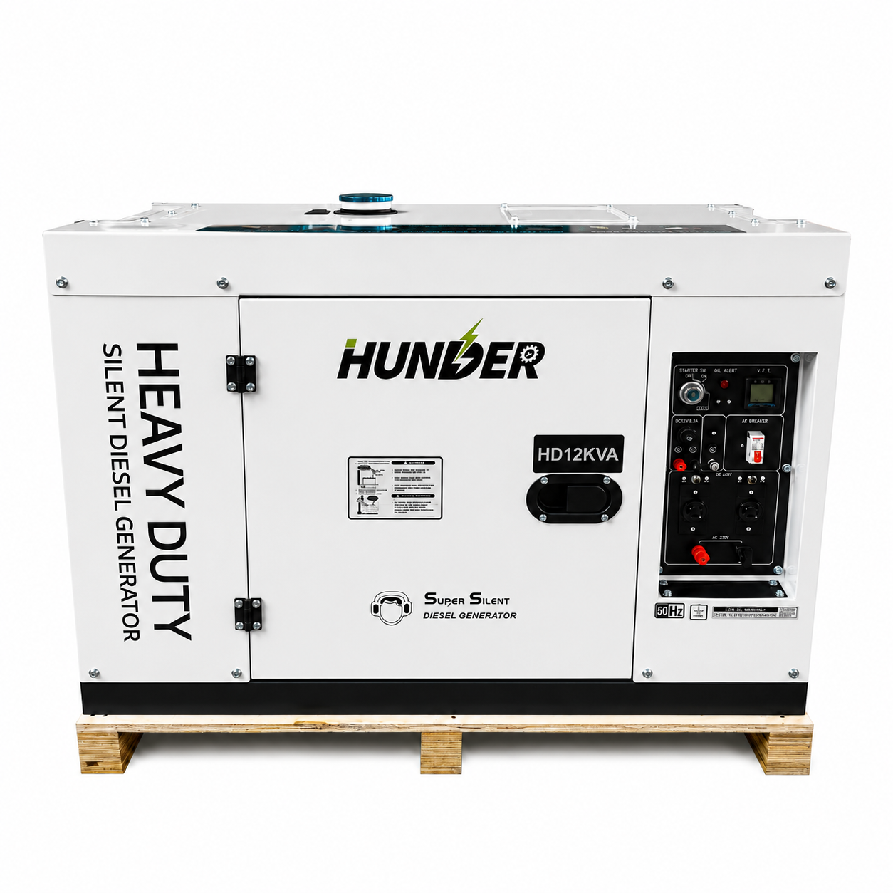 may-phat-dien-hunder-12kva-chay-dau