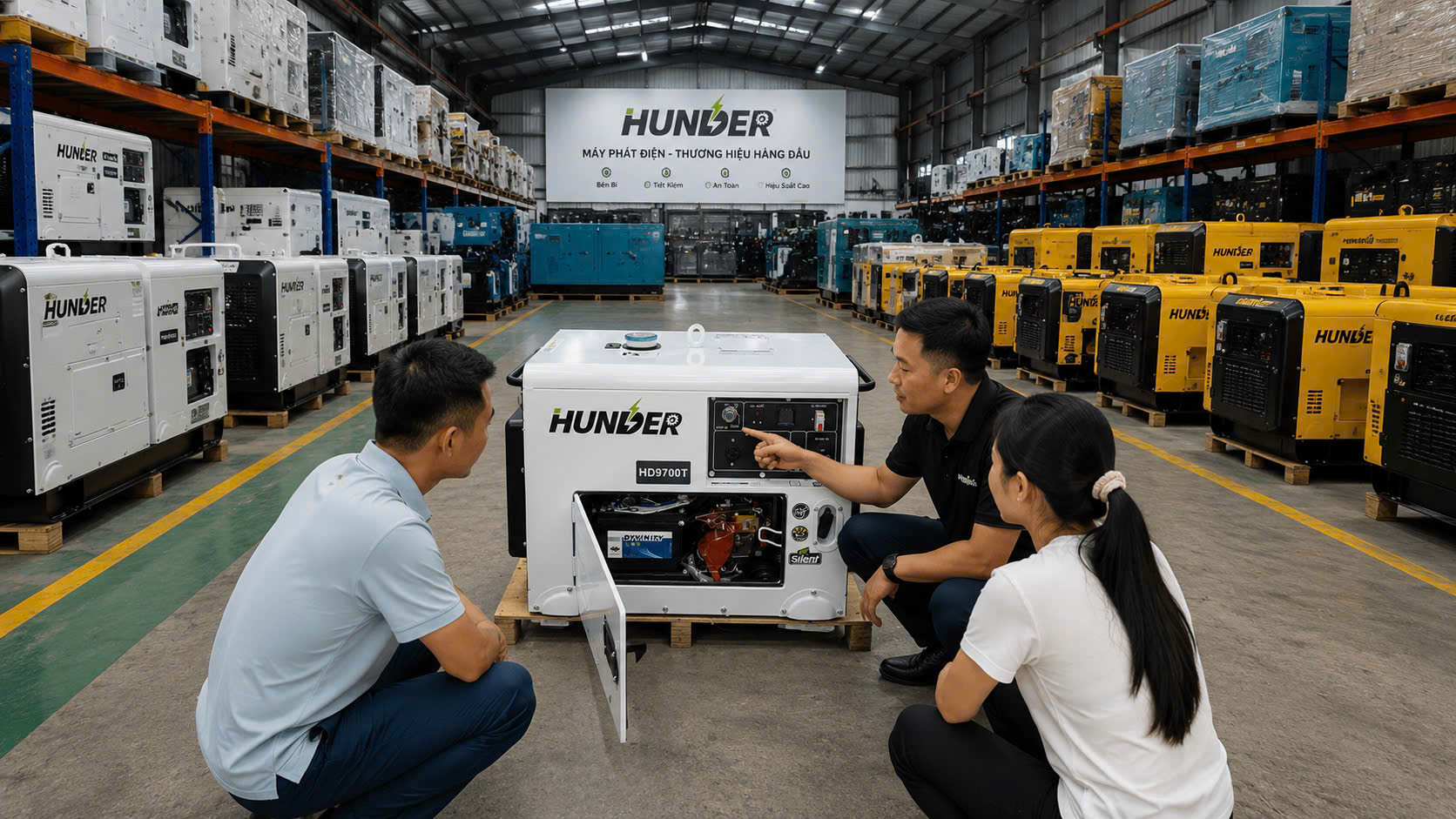 Giới Thiệu Máy Phát Điện Hunder