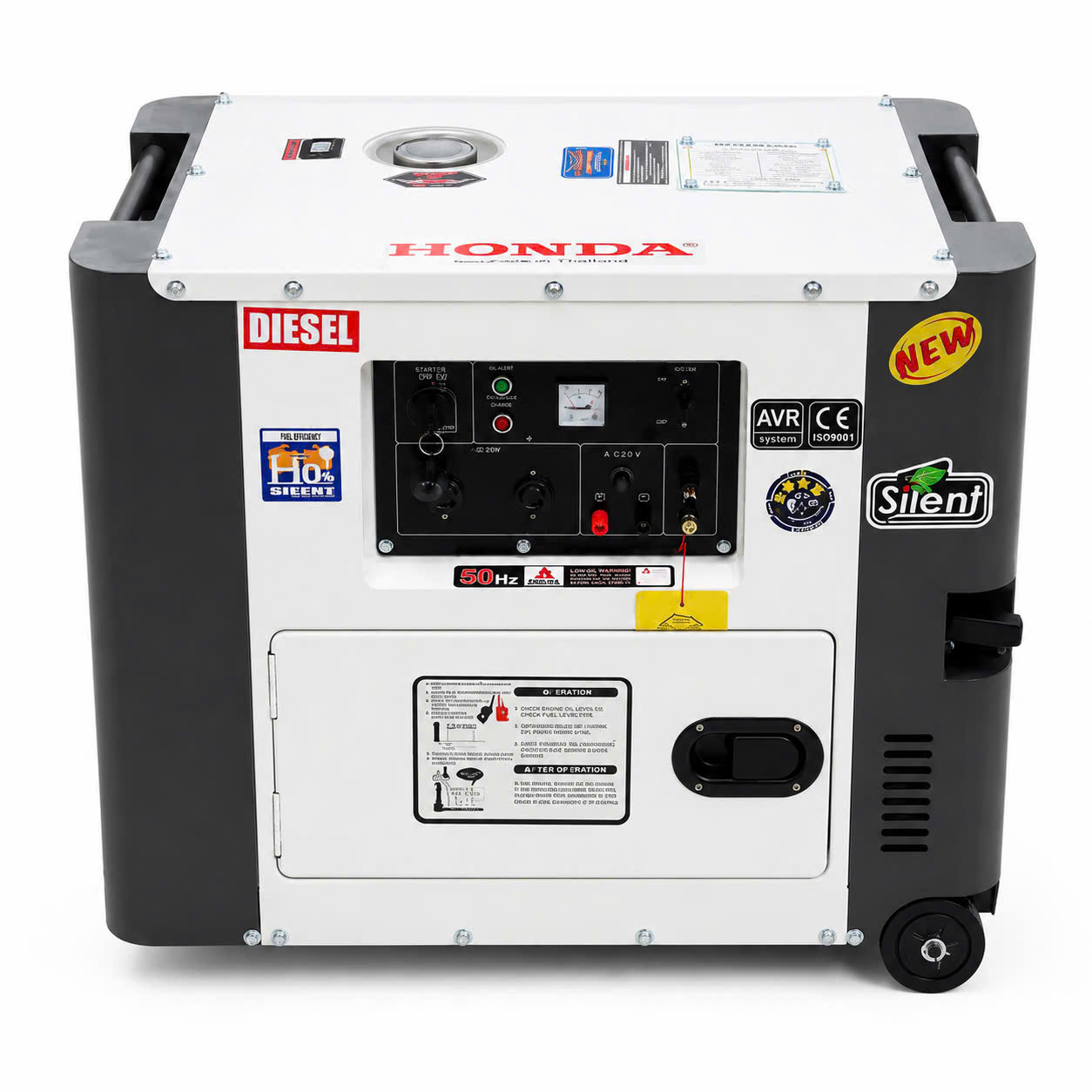 may-phat-dien-honda-7kw-chay-dau-hd8700ev